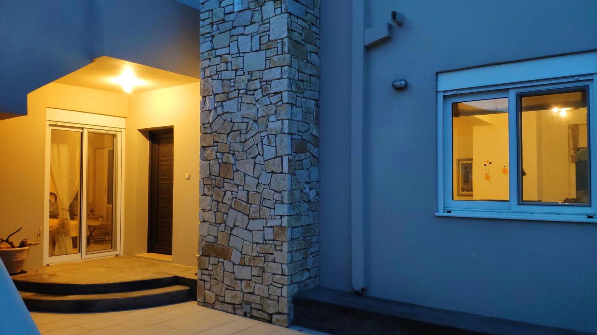 Villa With Aegean Views Akhladherí Dış mekan fotoğraf